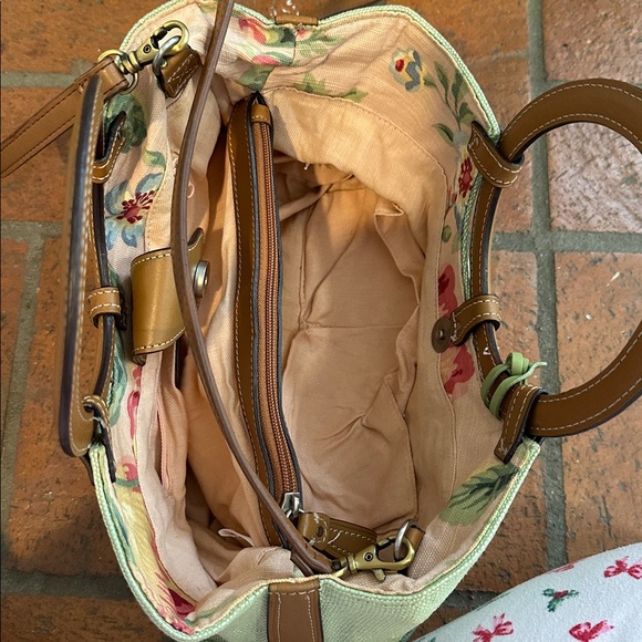 Fossil Green and Brown Shoulder Bag - Picture 4 of 6